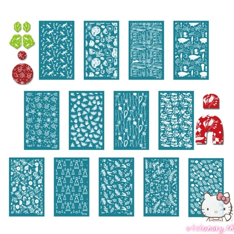 Vision Silkscreen Stencils เครื่องประดับทําเครื่องมือกาวผ้าไหมหน้าจอการพิมพ์ Stencils