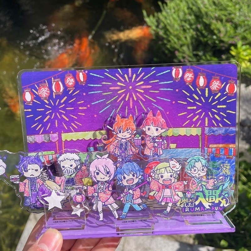 ไมริมาชิตะ! Iruma kun อะคริลิคตุ๊กตายืนตัวเลขขาตั้งคุณภาพสูงประณีตคอลเลกชันเครื่องประดับเด็ก Brithda