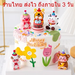 ร้านไทย พร้อมส่ง🪽 อุปกรณ์ตกแต่งเค้ก ตุ๊กตาปักเค้ก นางฟ้า happy BirthDay ฟิกเกอร์ตุ๊กตา เจ้าหญิง วันเกิด DD30
