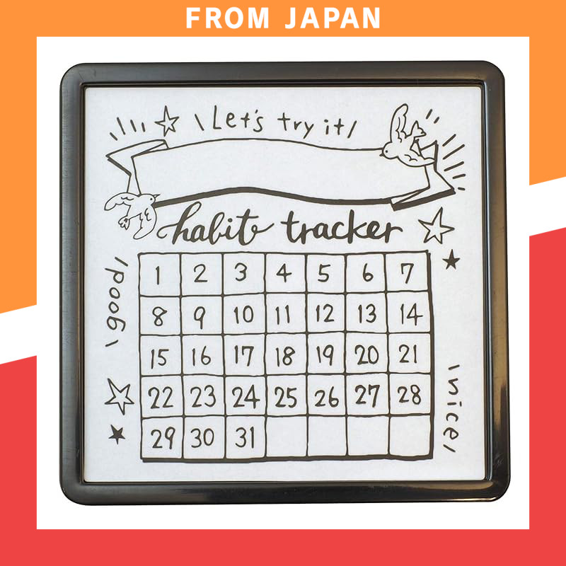 DESIGNPHIL Midori Stamp - Inked Stamp, Habit Tracker Pattern 35392006