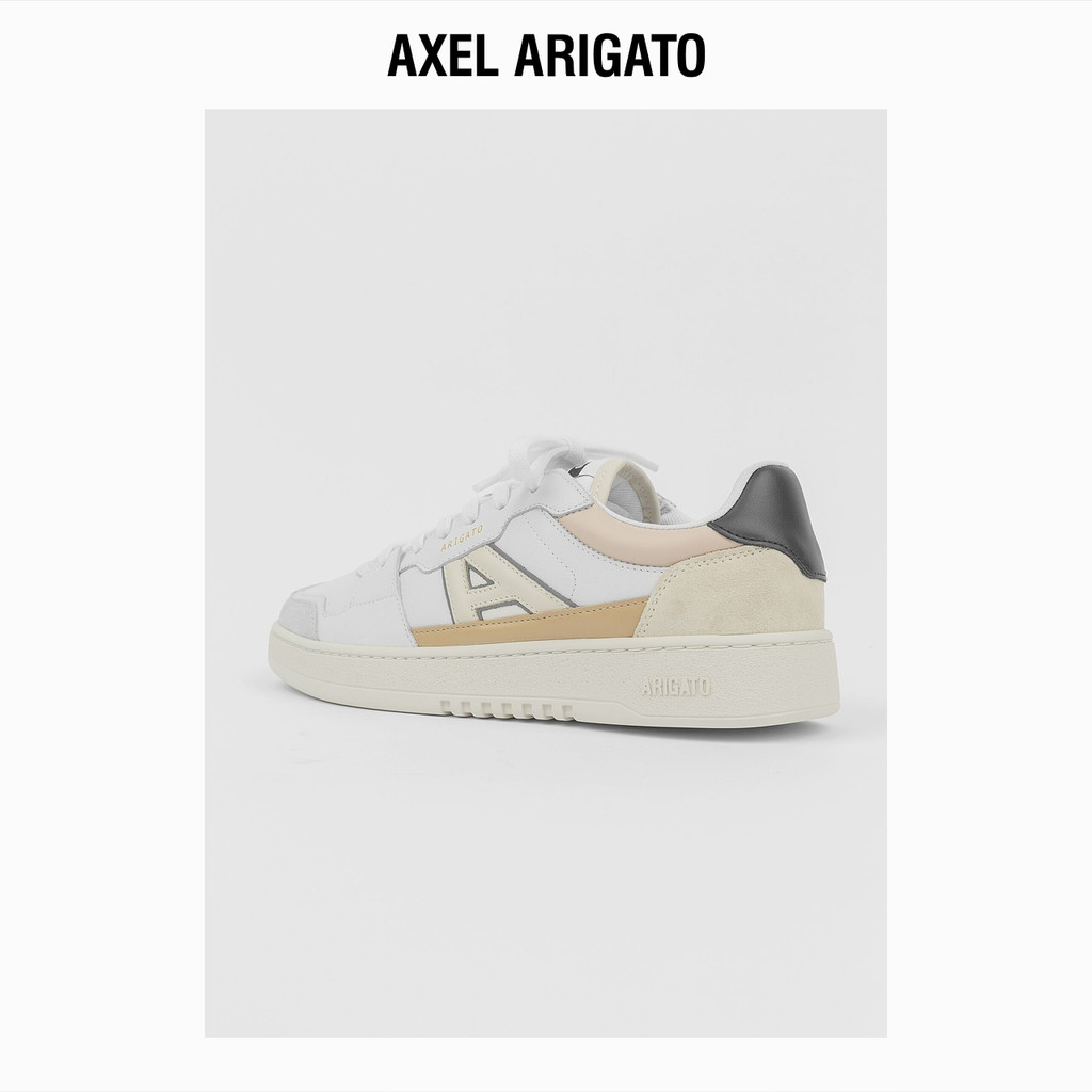 Axel Arigato A-Dice Color Matching Low-Top Flat รองเท้าผ้าใบสุภาพสตรี Retro Casual รองเท้าผ้าใบฤดูใบ