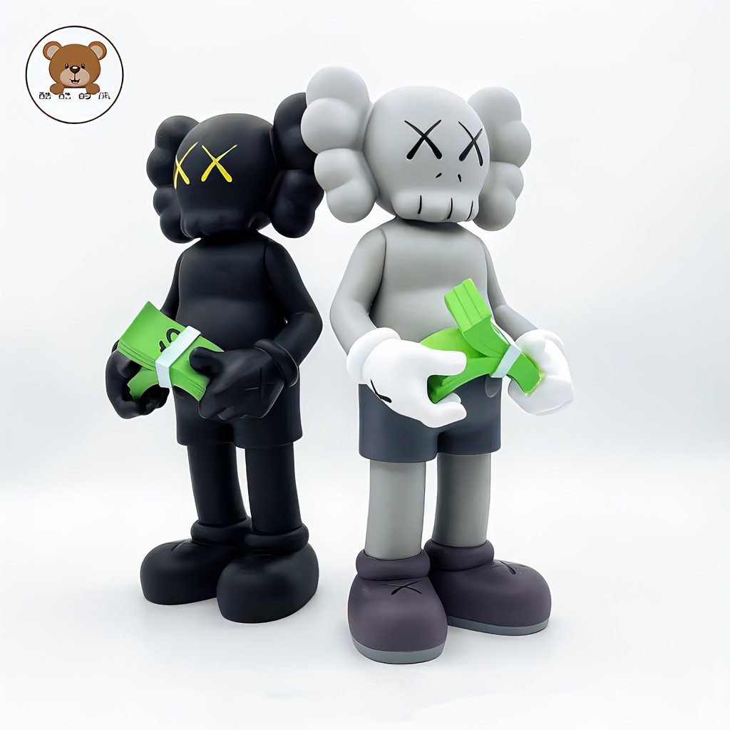 Cool Bear mand kaws นับเงิน Cos Dollar ตุ๊กตาสร้างสรรค์รูปตุ๊กตาอินเทรนด์เครื่องประดับตกแต่งบ้าน