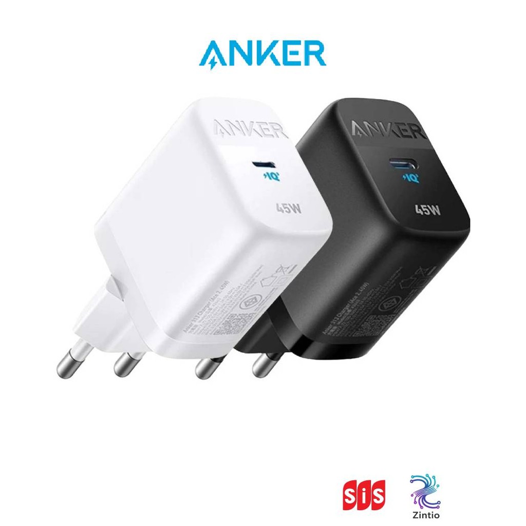 Anker 313 Charger45W PD Fast Charger อะแดปเตอร์ชาร์จUSB-C ชาร์จเร็ว45W ควบคุมอุณหภูมิอัจฉริยะ รับประ