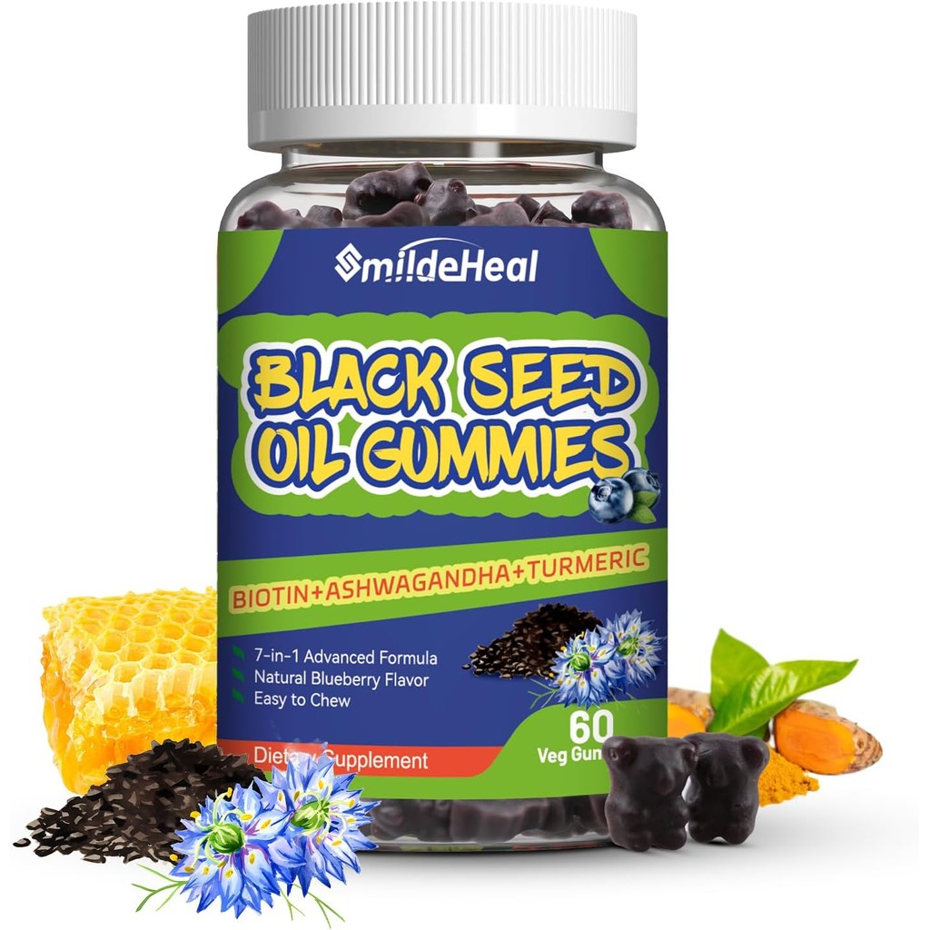 Black Seed Oil Gummies, Organic Black Cumin Seed Oil Gummies, Black Cumin Seed Oil Organic 500mg