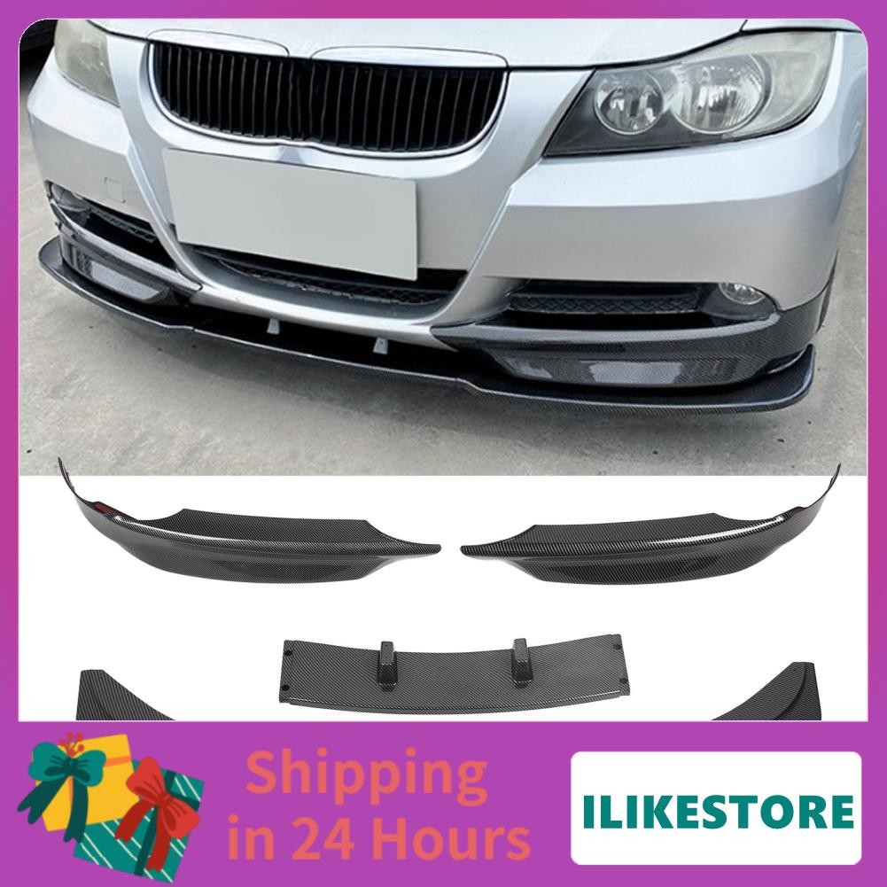Ilikestore Ilikestore Front Bumper Lip Spoiler Canard Diffuser 5 พีซีทนทานเพิ่มความมั่นคงสปอร์ตสำหรั