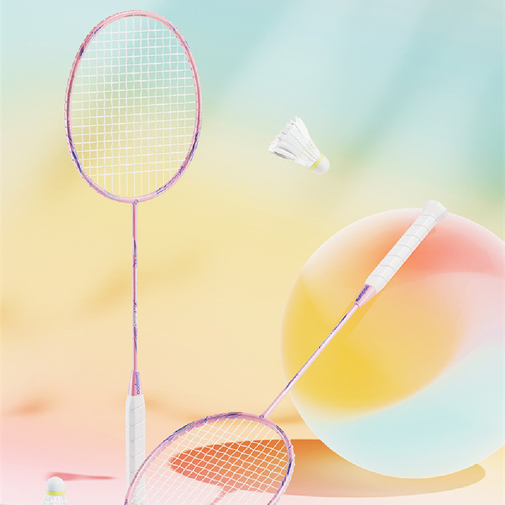 ไม้แบดมินตัน K520pro จากคาร์บอนไฟเบอร์ น้ำหนักเบา