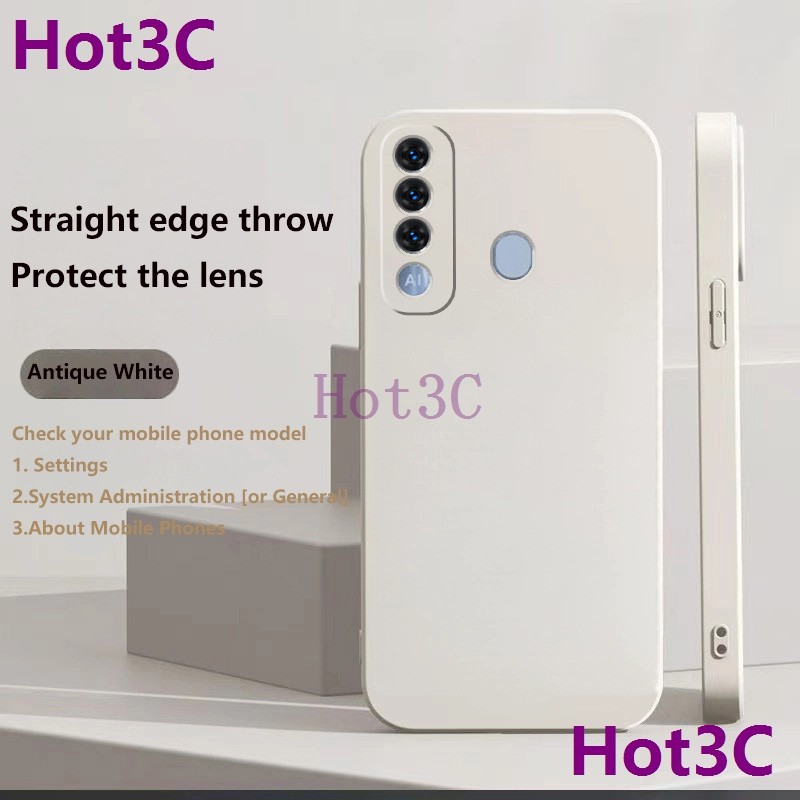 เคส For Infinix Tecno Spark 7 Pro tpu YTCS ซิลิโคนเคสโทรศัพท์สีทึบเรียบง่าย ราคา ถูกที่สุด ดีลบีเคเค แกลเลอรีภาพที่ 6