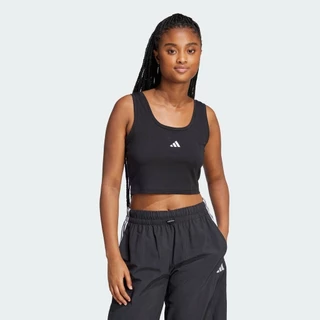 adidas ไลฟ์สไตล์ เสื้อกล้ามผ้าฝ้าย Essentials Small Logo Lifestyle ผู้หญิง สีดำ JE1321