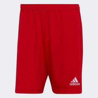adidas ฟุตบอล กางเกงขาสั้น Entrada 22 ผู้ชาย สีแดง H61735