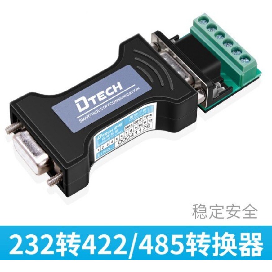 DTECH RS232 ถึง RS485/RS422 ถึง RS485 RS422 485/422 ตัวแปลง passive Anti-surg Anti-static เข็มขัด