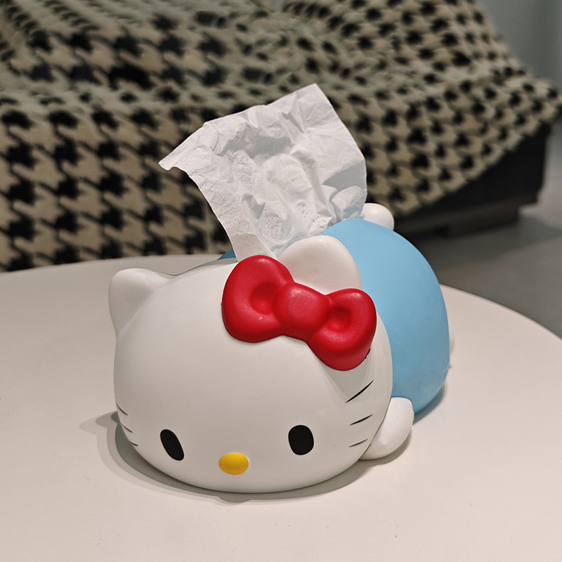 [จัดส่งด่วน 24 ชั่วโมง]กล่องทิชชู่ลายการ์ตูน kitty สำหรับตกแต่งบ้าน - รูปที่ 2