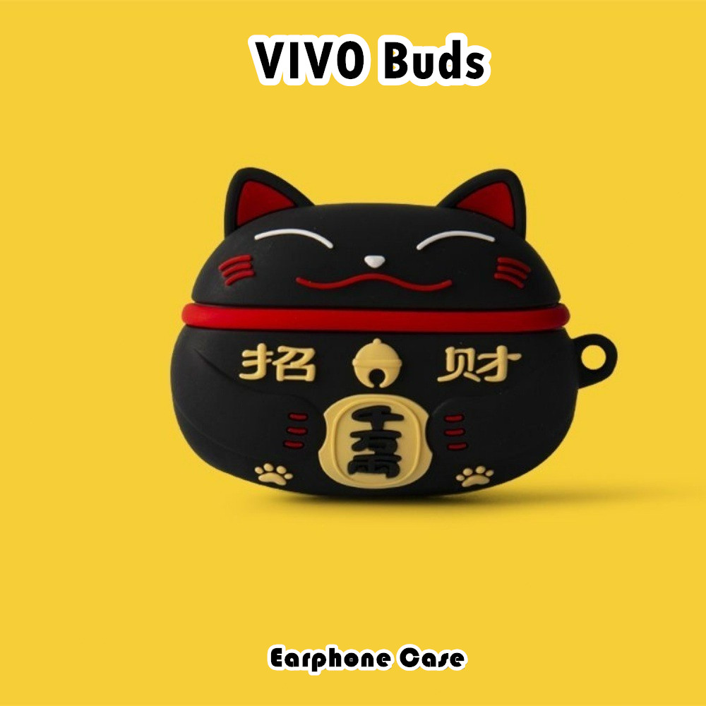 บูติกต้นฉบับสําหรับ VIVO Buds Case Simple การ์ตูนซิลิโคนอ่อนนุ่มหูฟังกรณีปลอก NO.1 - รูปที่ 6