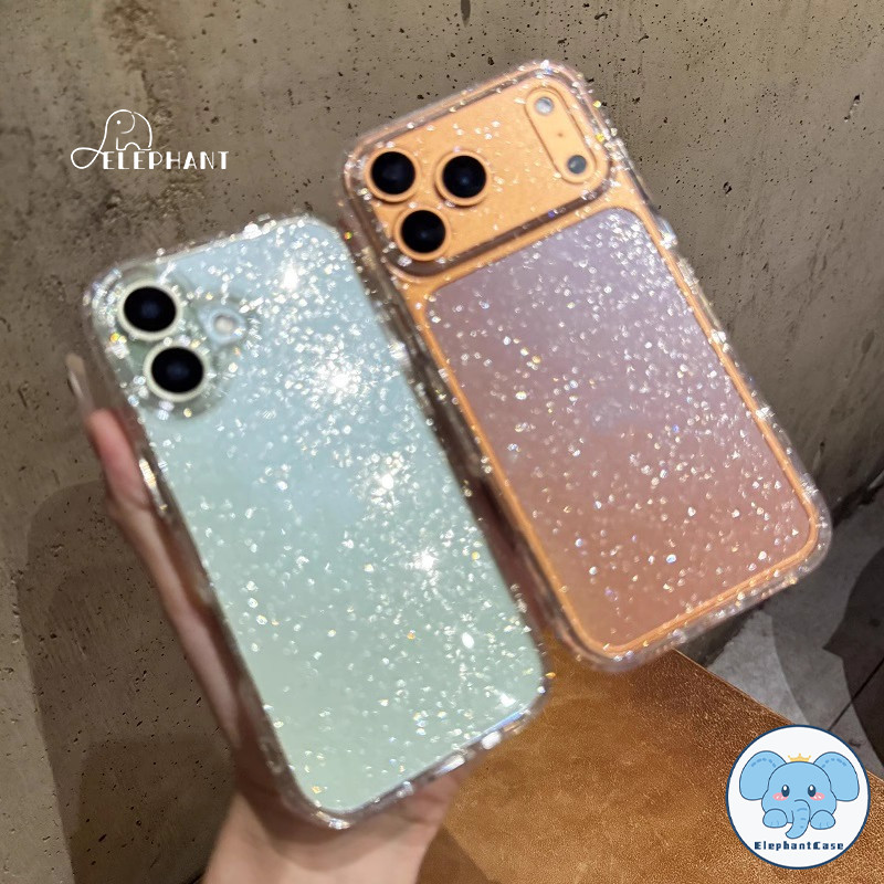 สำหรับInfinix Smart 9 8 Tecno Spark Go 2024 20 20C POP 8 Hot 30i 50i 40i ITEL P55 A50 ผงกากเพชรอินเทรนด์ตัวเรือนใส