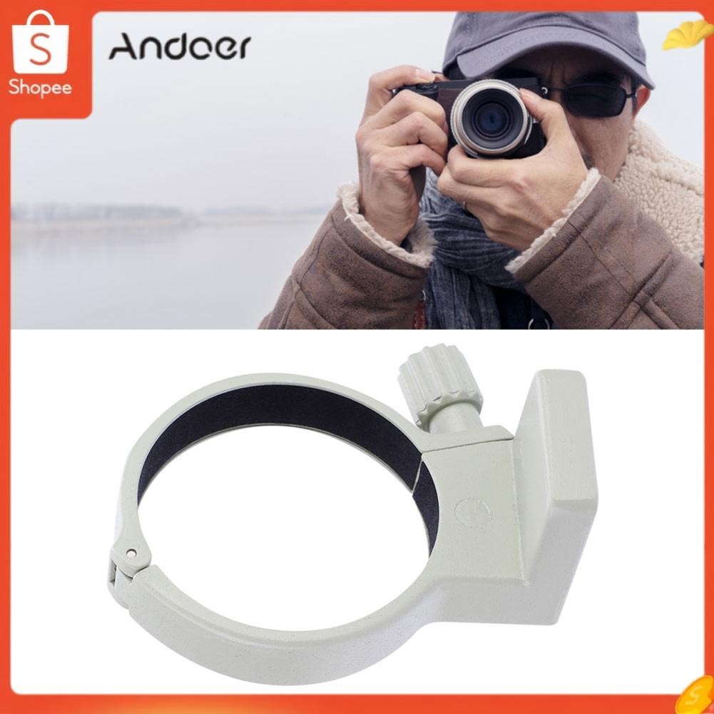 Andoer Andoer อะลูมินัมอัลลอยกล้องเลนส์ขาตั้งกล้องติดคอแหวนสำหรับ 70-200 มม.F4/F4L เป็น USM น้ำหนักเ