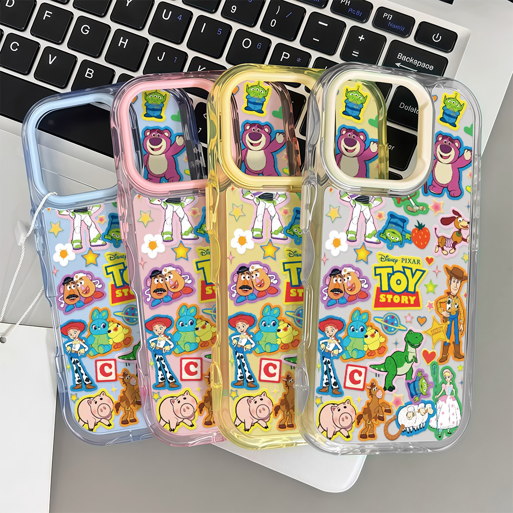 พร้อมส่ง เคสโทรศัพท์11 การ์ตูนสไตล์อิน เคสใสอะคริลิค ระลอกเยลลี่ For IPhone17 13 Pro 11 12 Pro MAX 14 15PLUS 16E เคสแข็ง