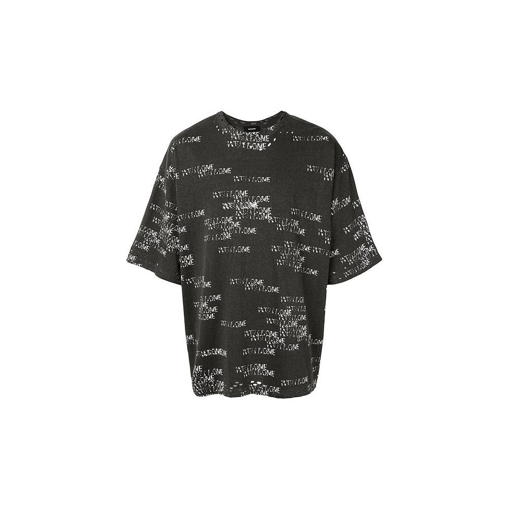 เสื้อโปโลสีกาแฟ WE11DONE สำหรับผู้ชาย