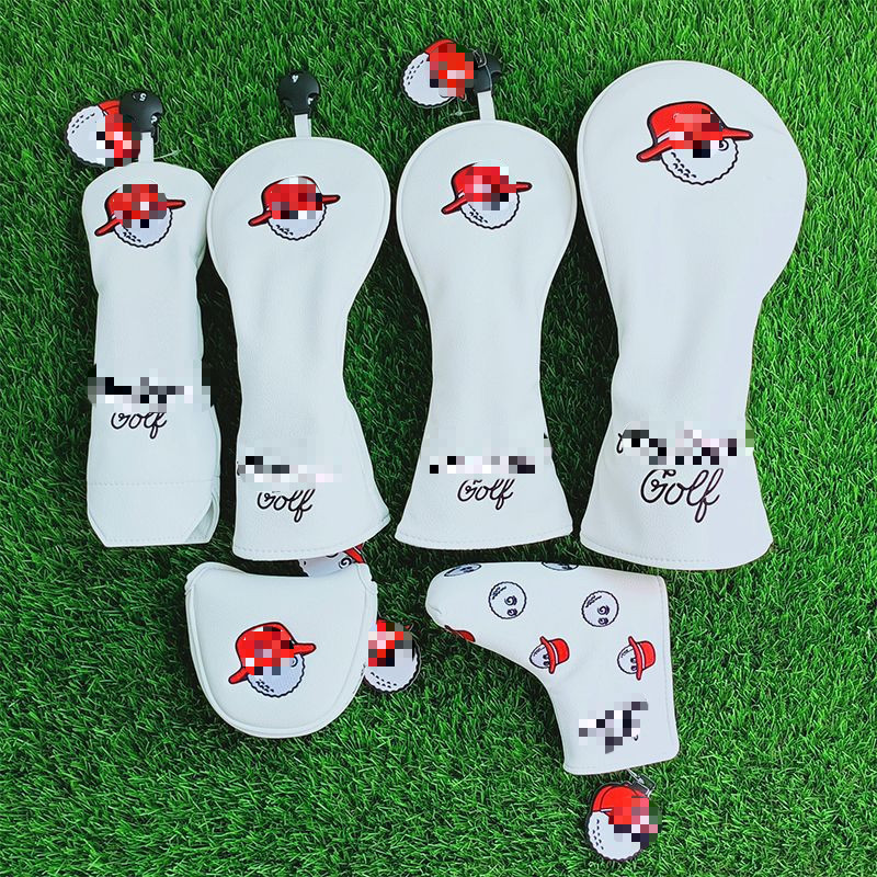 For [IN STOCK]Korean Cartoon Universal Golf Wood Club Cover Golf Club Head Cover Cover