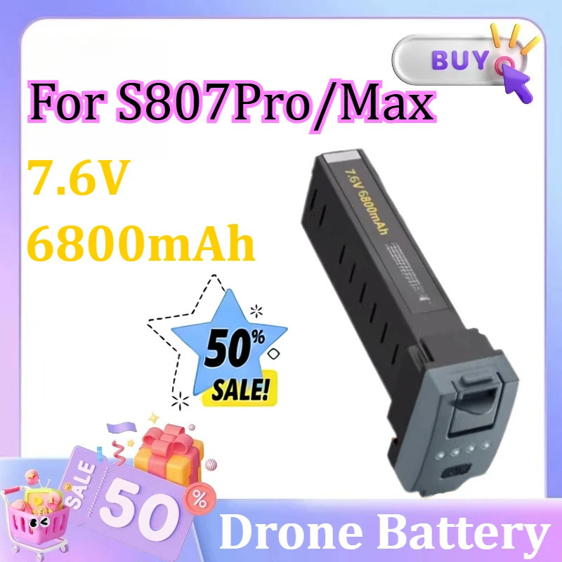 ใหม่ 7.6V 6800mAh U8 K8 X3Pro Beast 4 + กวาง 106 เหมาะสําหรับ S807Pro/Max Eagle 5 Drone แบตเตอรี่