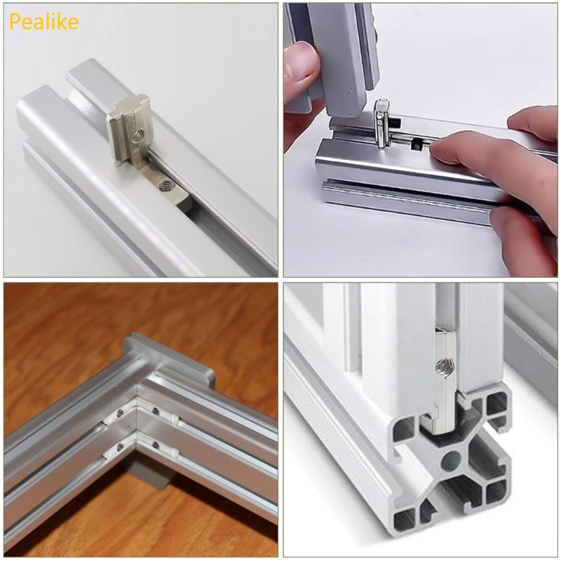 Pealike L Shape Brackets ขั้วต่อมุมด้านใน 10 ชิ้นสําหรับโครงการบ้านอุตสาหกรรม