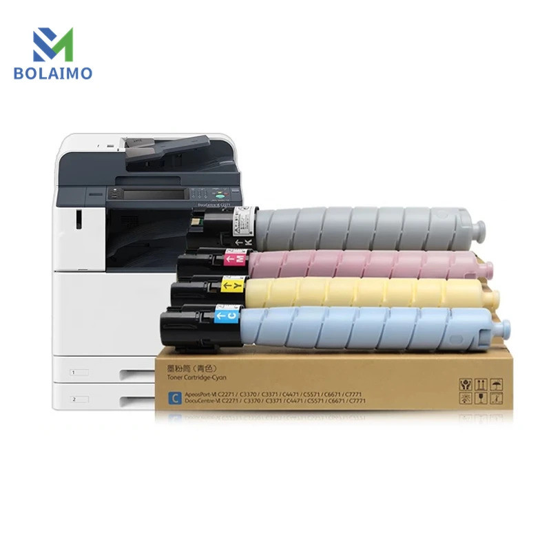 4PCS VI3371 ตลับหมึกสําหรับ Xerox ApeosPort VI C3370 C3371 C4471 C5571 C6671 7771 ใช้งานร่วมกับเครื่
