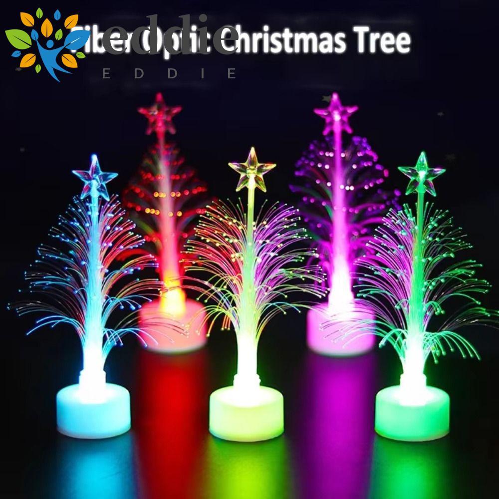 EDIE LED Christmas Fiber Tree, Luminous Color-changing Color-changing Fiber Tree, Light LED Light Fi