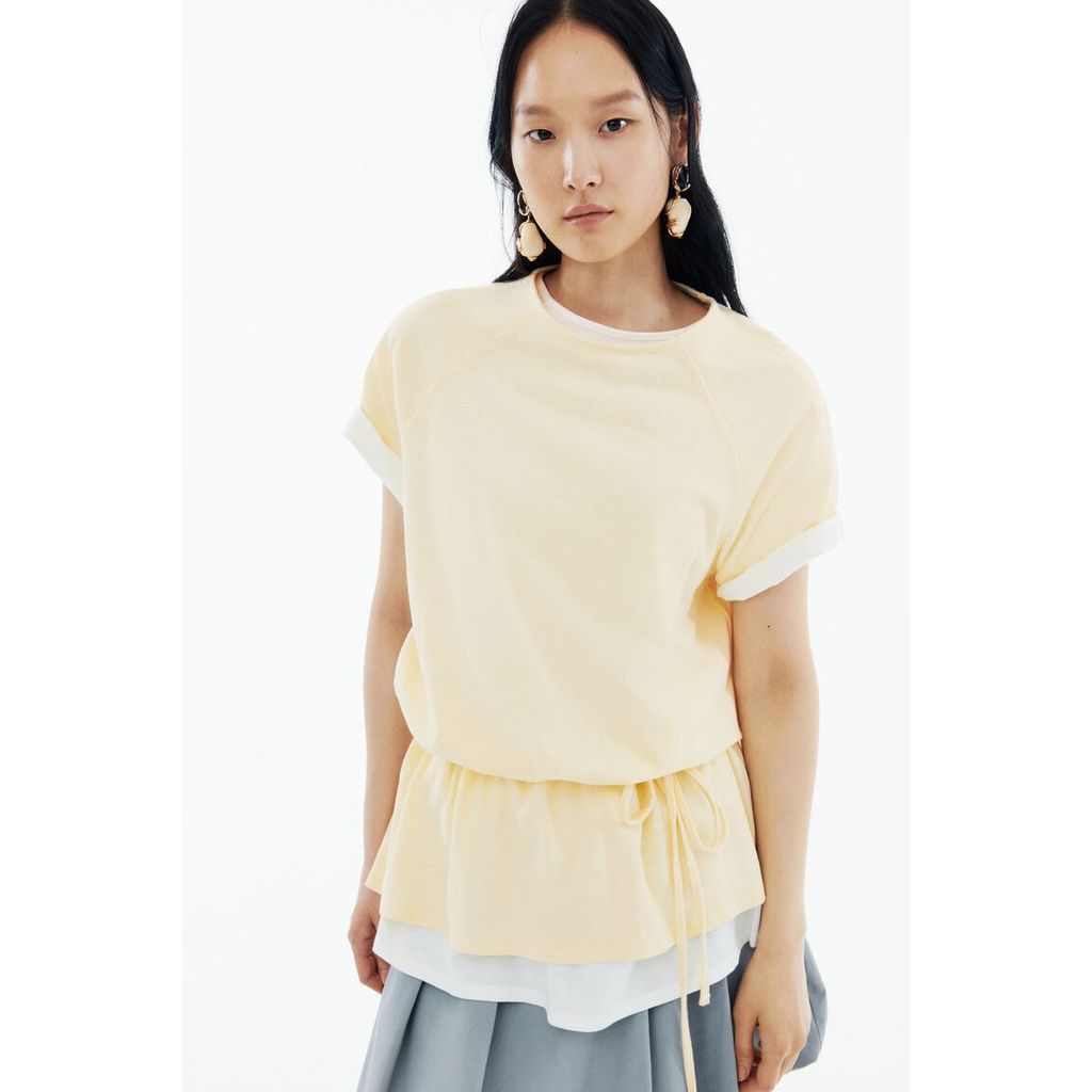 H&M(เอชแอนด์เอ็ม) เสื้อท็อปดีไซน์เชือกรูด ผู้หญิง 1347229_1
