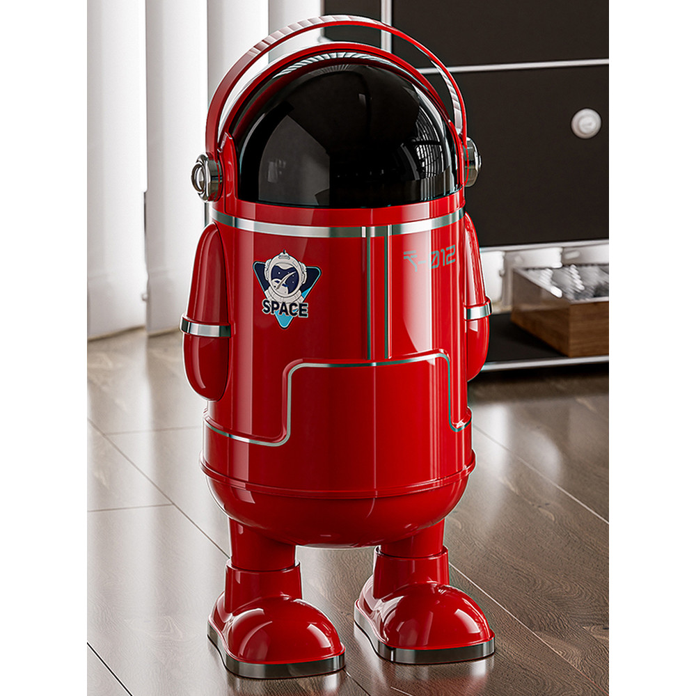 Naxiang House แฟชั่น High-Appearance Spaceman Shaped ขยะในครัวเรือนความจุขนาดใหญ่ Multi-Function Sl