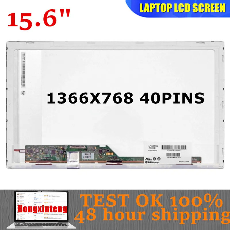 Original LP156WH4 TLN1(TLN2 TLB1 TLA1) สําหรับ Lenovo Thinkpad IBM G555 G575 E520 B550 G560 G570 Y55