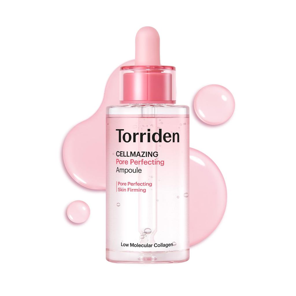 Torriden CELLMAZING Pore Perfecting Ampoule 30ml (1.11 fl.oz.) | ปรับปรุงผิวความยืดหยุ่น | คอลลาเจน 