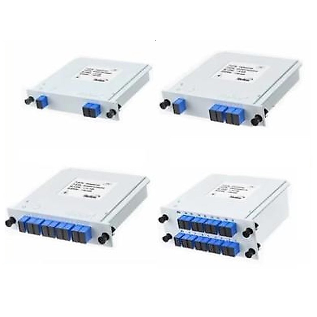 NETFO กล่อง Spliter 1:2 1:4 1:8 1:16 PLC กล่อง SC UPC ไฟเบอร์ออปติก Passive Spliter FO