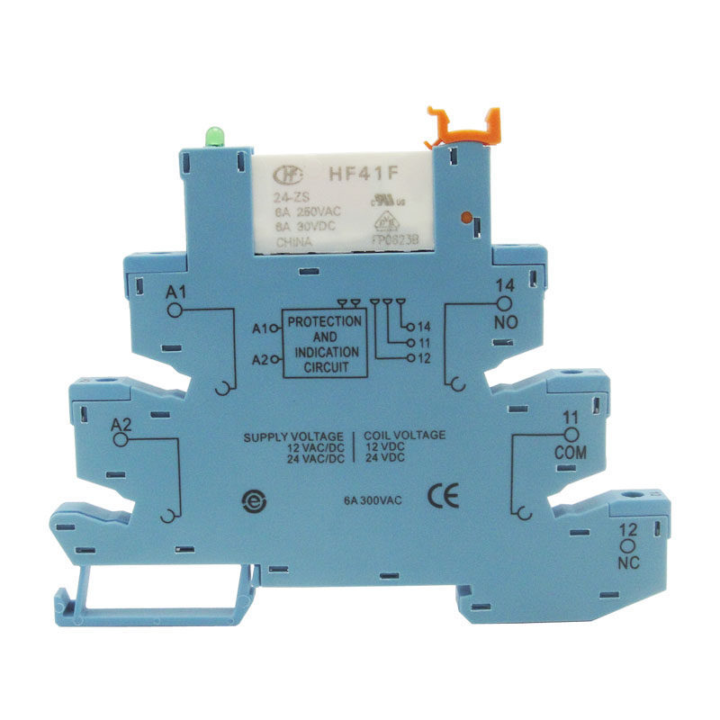 โมดูลโมดูลรีเลย์บางเฉียบ Hongfa HF41F-024-ZS 41F-1Z-C2-1 24V PLC-RSC