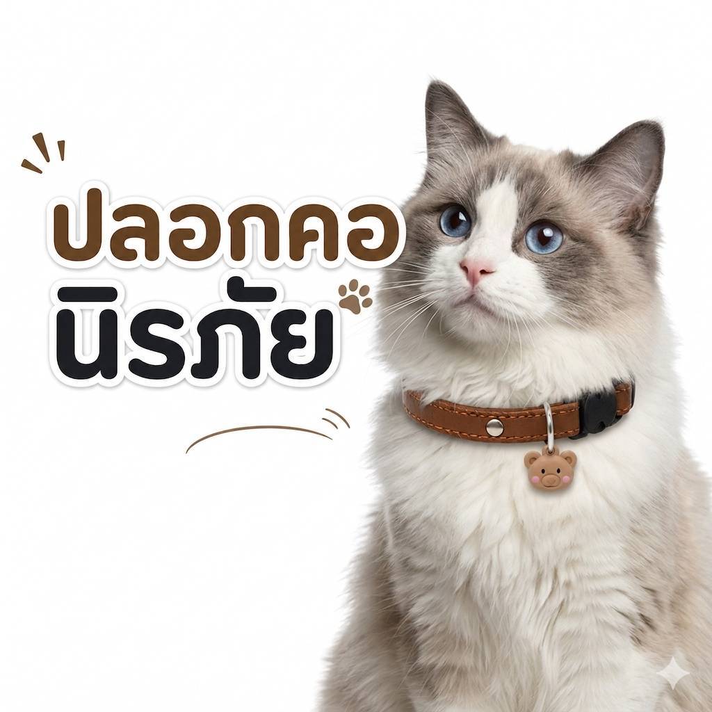 ปลอกคอแมวนิรภัย มินิมอล safety collar