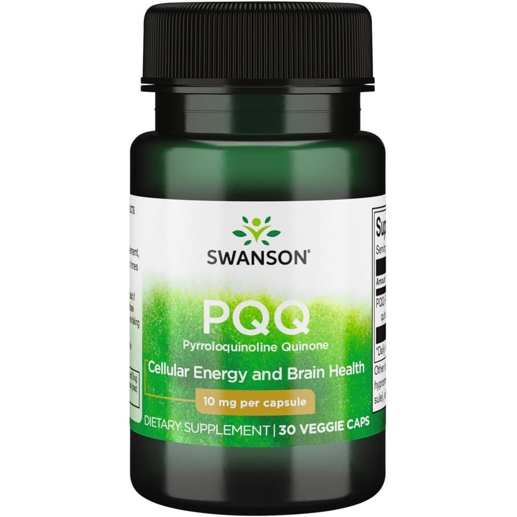 Swanson Pqq Pyrroloquinoline Quinone 10 Milligrams 30 แคปซูลผัก