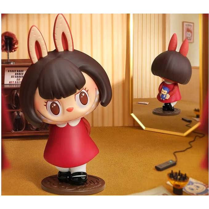 POPMART Labubu THE MONSTERS ร้านทําผมซีรีส์ของเล่นศิลปะ VPWH