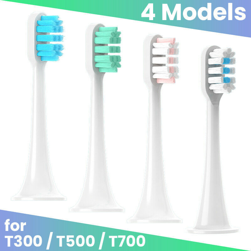 หัวแปรงทดแทนสําหรับ Xiaomi Mijia T100/T300/T500/T700 แปรงสีฟันไฟฟ้าขนนุ่มพร้อมหมวกแพ็คเกจปิดผนึก