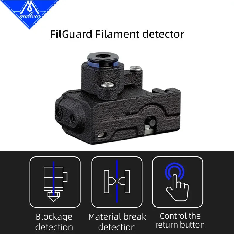 Mellow Smart FilGuard Filament Detector สําหรับ DIY 3D ชิ้นส่วนเครื่องพิมพ์ - Fast Filamentโหลด,Unlo