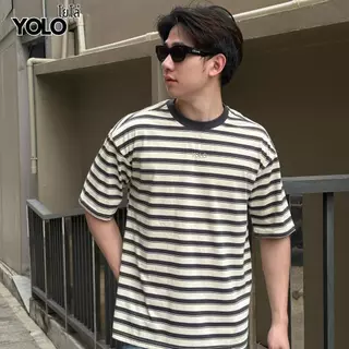 YOLO เสื้อยืด OVERSIZE เสื้อยืดโอเวอร์ไซส์ เสื้อคอตตอน คอกลม Y2660