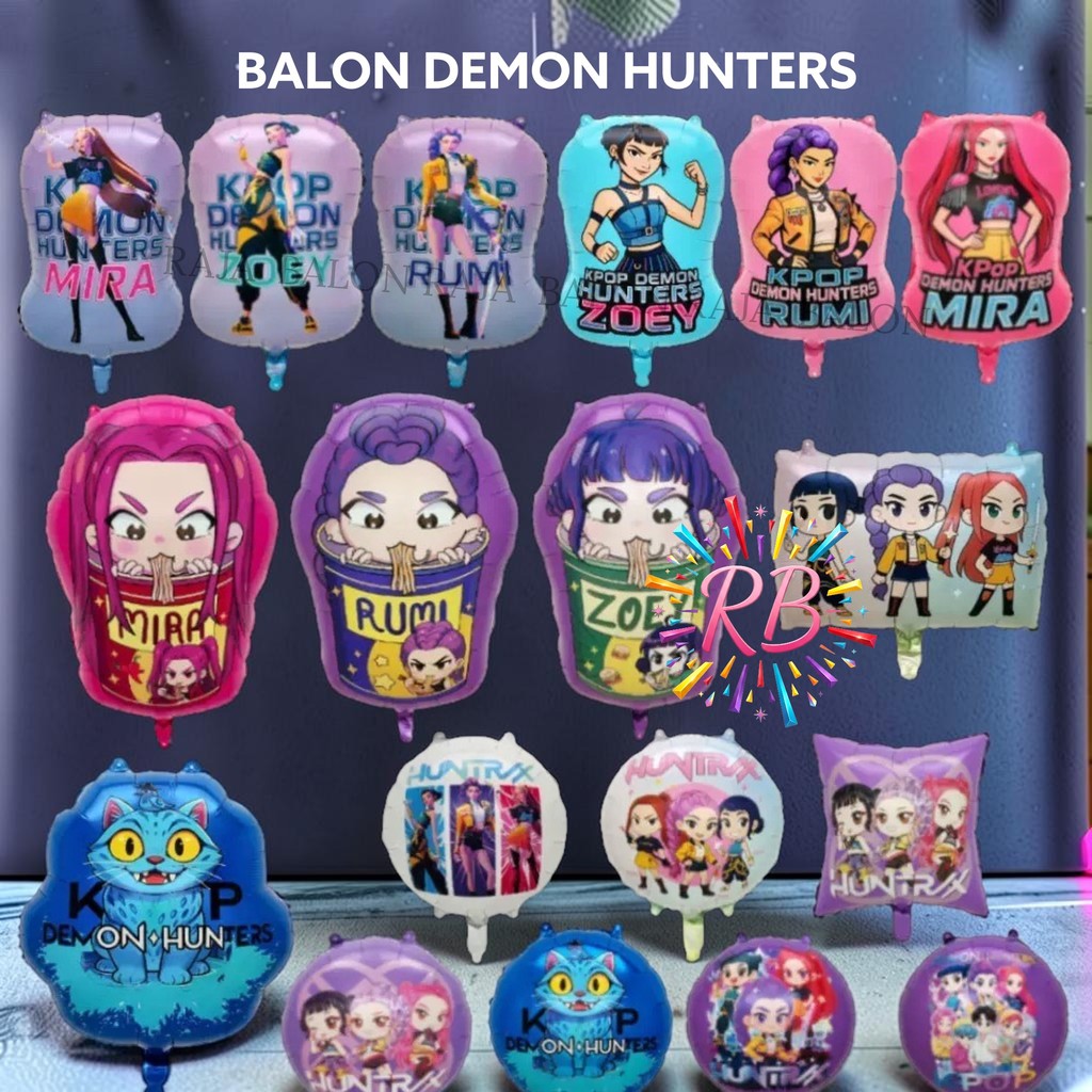 DEMON HUNTERS ลูกโป่ง / DEMON HUNTERS HUNT TRIX ลูกโป่งฟอยล์