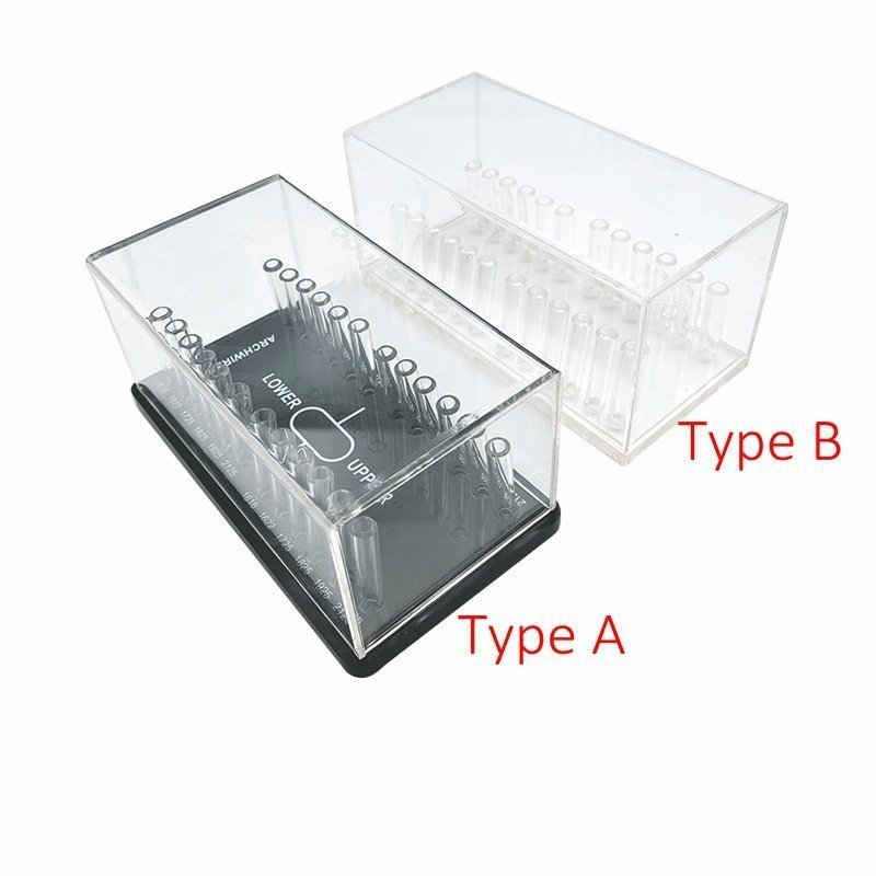 1pc Rectangular Archwire box Acrylic Dispenser Placing Box