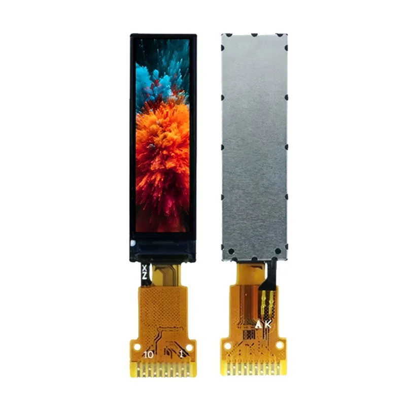 H 0.99 นิ้วจอแสดงผล TFT LCD GC9D01 Driver - หน้าจอแถบยาวความละเอียด 40x160, แผงสีอินเทอร์เฟซ SPI