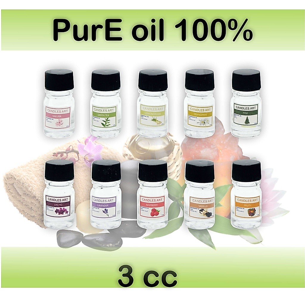 essential OILs 100% น้ำมันหอมระเหย แท้ 100% หัวน้ำหอม