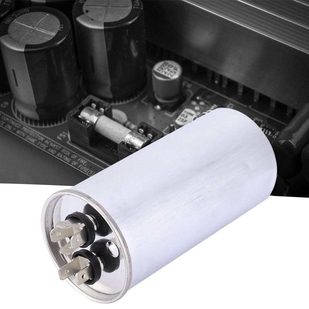 Capacitor CBB65 40UF 450V เครื่องปรับอากาศมอเตอร์ไดรฟ์คอมเพรสเซอร์อลูมิเนียมฟอยล์เหมาะสำหรับเริ่มต้น