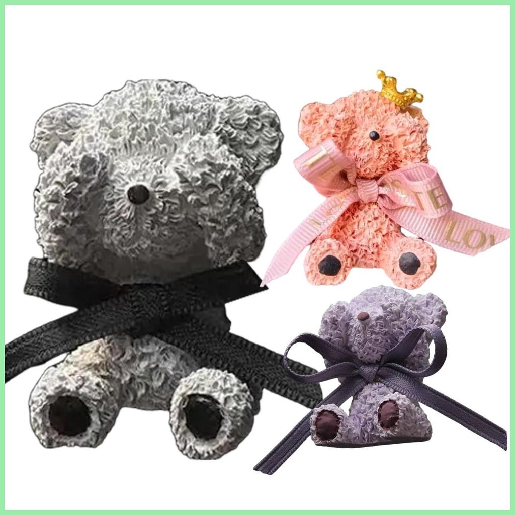 รถ Vent คลิป Diffuser Bear พร้อมโบว์ Car Diffuser & Air Freshener Scent & Car Diffuser Oil & Diffuse