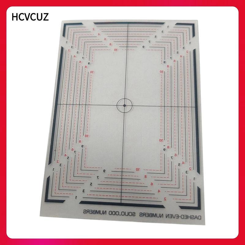 [LOobby] Homyl PSA Card Grading Centering Tool 10cmx7cm Portable Premium Clear Professional ใช้งานง่าย Durability Trading Cards เครื่องมือวัด