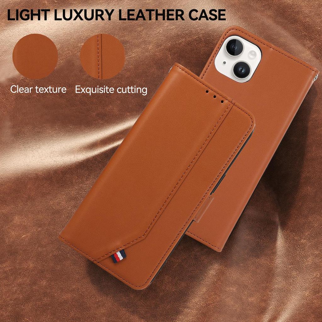 กันกระแทกหรูหราหนัง PU กระเป๋าสตางค์โทรศัพท์ Multi Card Slot ขาตั้งฝาครอบป้องกันสําหรับ VIVO Y16 Y56