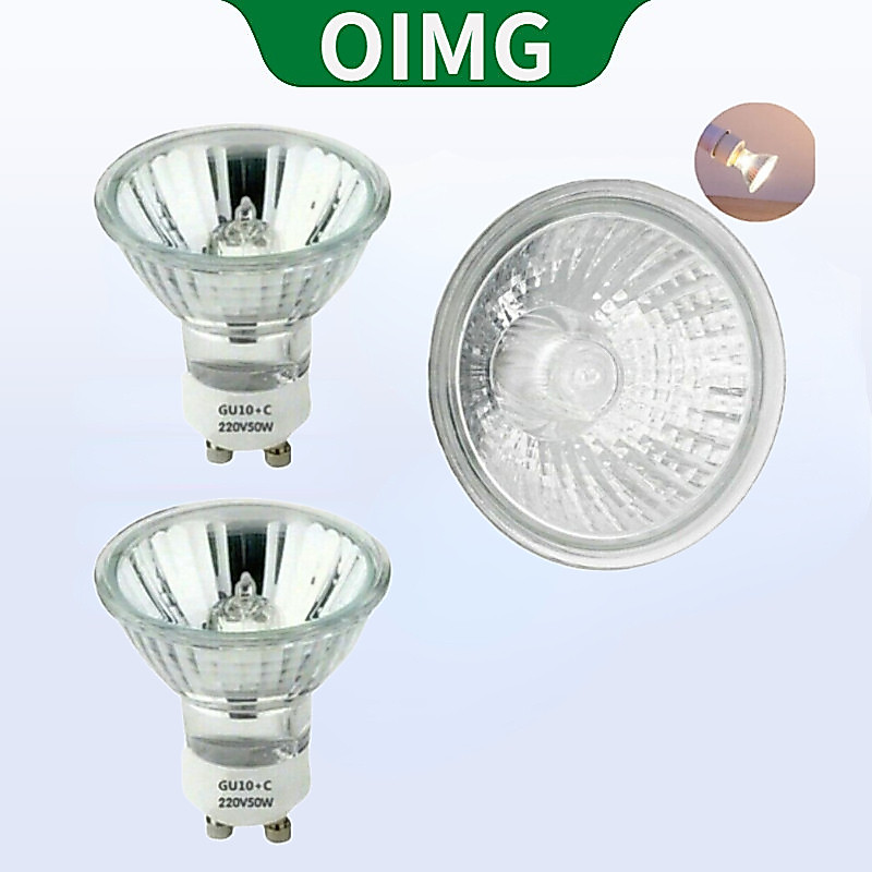 OIMG หลอดฮาโลเจนถ้วยหลอดฮาโลเจน 50W 35W 110V 220V GU10