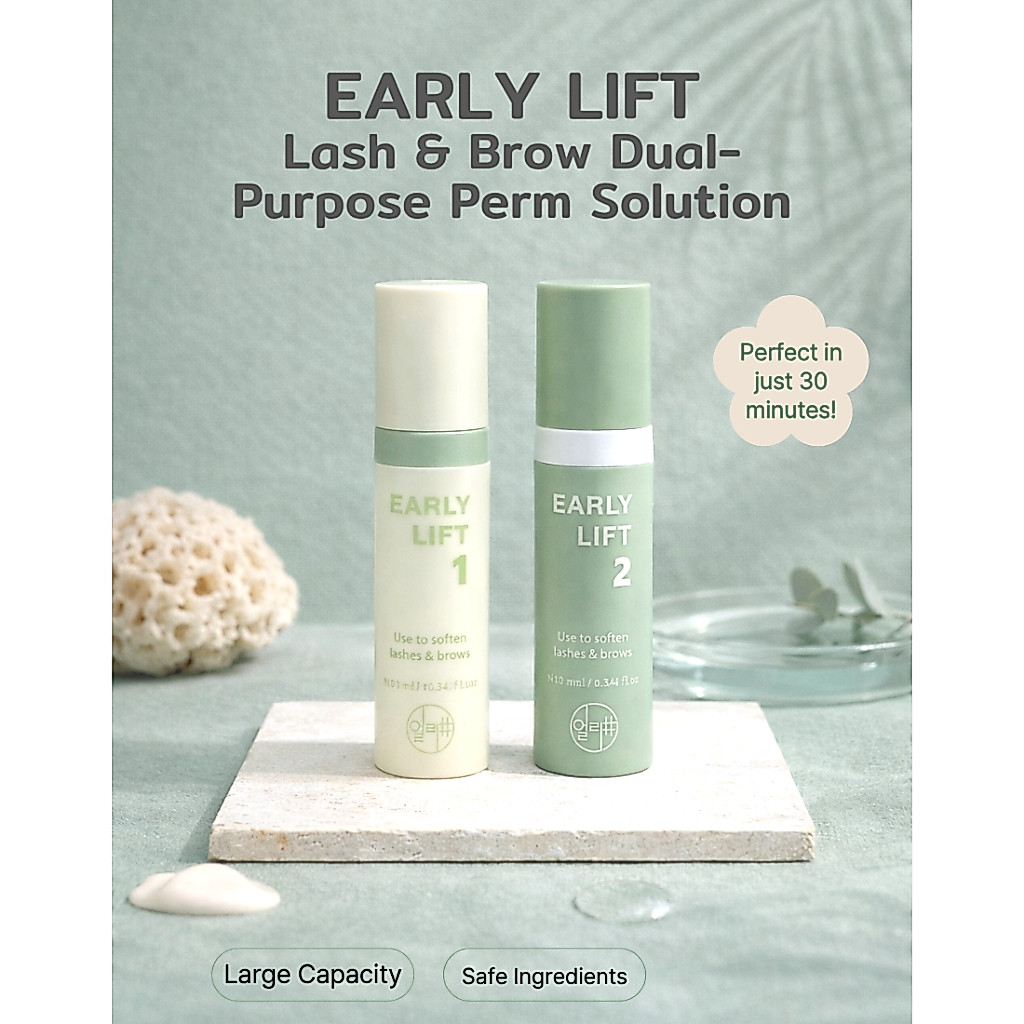 EarlyLift (Step 1 & Step 2) Lash Lift Lotion Neutral pH Lash Lift Product โดย Earlyshop