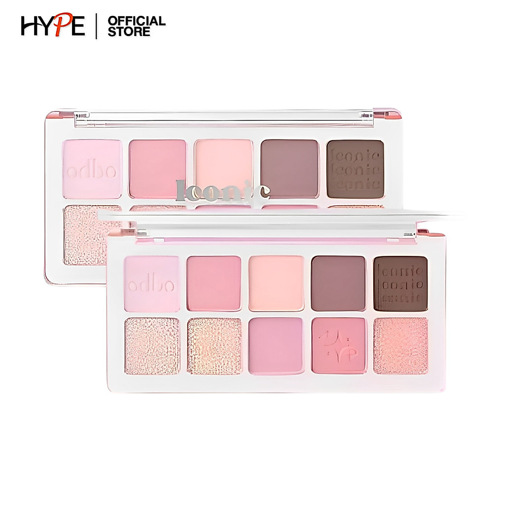 odbo Iconic Eyeshadow Palette พาเลท อายแชโดว์ 10 เฉดสี (OD2029)