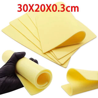 5/15/20pcs 30x20x0.3 ซม. เปล่า หนา สัก ฝึก ผิว ซิลิโคน สองด้าน ขนาดใหญ่ รอยสัก หนังปลอม สําหรับแต่งหน้าถาวร
