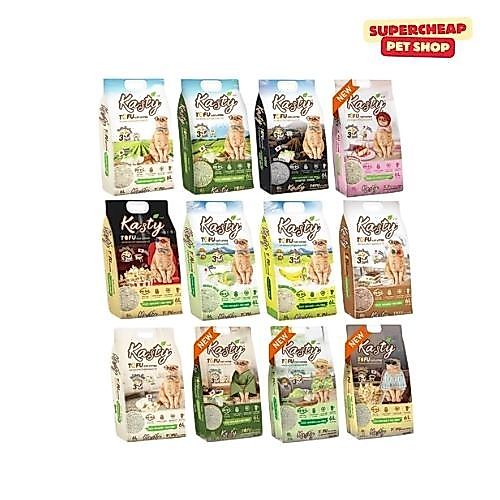 ทรายแมวเต้าหู้ Kasty เกรดพรีเมี่ยม ขนาด 6 ลิตร